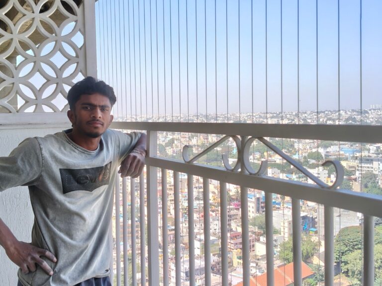 Sushant balcony invisible grill